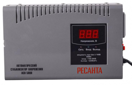 Стабилизатор напряжения АСН-500 Н Ресанта 63/6/63 фото 2