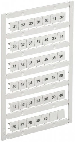 Маркер для CTS 10кв.мм "31-40" ARMAFIX IEK AF-CT10D-M-010-04
