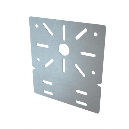 Пластина монтажная сталь 1мм PM INOX304 КМ LO5815 Пластина монтажная сталь 1мм PM INOX304 КМ LO5815