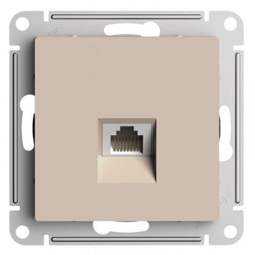 Розетка компьютерная AtlasDesign RJ45 кат.6A механизм песочн. SE ATN001286 фото 3 Розетка компьютерная AtlasDesign RJ45 кат.6A механизм песочн. SE ATN001286 фото 3