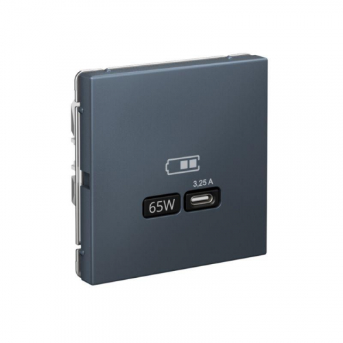 Розетка USB ArtGallery тип C 65Вт QC PD высокоскор. ЗУ механизм грифель SE GAL000727 фото 5