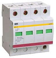 Ограничитель перенапряжения ОПС1-B 4P KARAT IEK MOP20-4-B