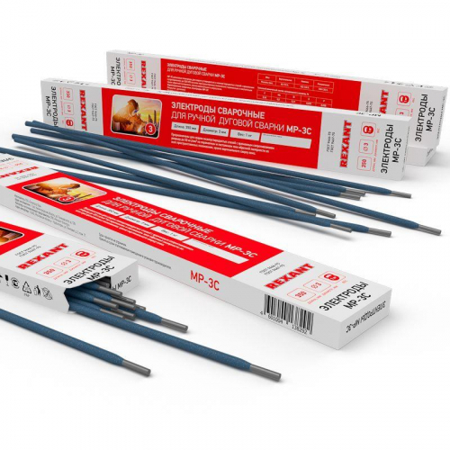 Электрод MP-3C 450мм 4мм (уп.1кг) Rexant 11-0956 фото 3