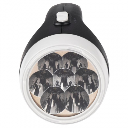 Фонарь аккумуляторный ручной AccuF2-L07-bk 7LED 2 режима: 100проц./25проц. аккум. 0.4А.ч выдвижная вилка индикатор зарядки черн. ФАZА 5000810 фото 4 Фонарь аккумуляторный ручной AccuF2-L07-bk 7LED 2 режима: 100проц./25проц. аккум. 0.4А.ч выдвижная вилка индикатор зарядки черн. ФАZА 5000810 фото 4
