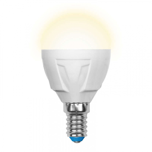Лампа светодиодная LED-G45 7W/WW/E14/FR PLP01WH Яркая 7Вт шар матовая 3000К тепл. бел. E14 (упак. картон) Uniel UL-00002419 Лампа светодиодная LED-G45 7W/WW/E14/FR PLP01WH Яркая 7Вт шар матовая 3000К тепл. бел. E14 (упак. картон) Uniel UL-00002419