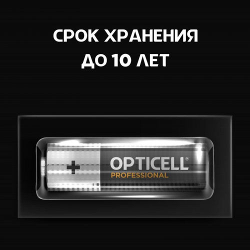 Элемент питания алкалиновый AA/LR6 (блист. 12шт) Professional Opticell 5052005/6052005 фото 2