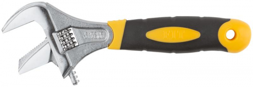 Ключ разводной "Техно" CrV узкие+переставная губки шкала увеличен. захват прорезин. ручка 200мм 40мм FIT 70189 фото 7 Ключ разводной "Техно" CrV узкие+переставная губки шкала увеличен. захват прорезин. ручка 200мм 40мм FIT 70189 фото 7