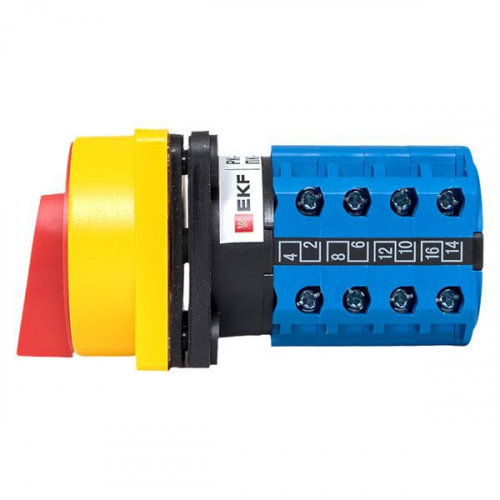 Переключатель кулачковый ПК-1-24 10А 4п "1-0-2" с блокировкой IP65 PROxima EKF pk-1-24-10-a65 фото 5