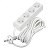 Удлинитель 4х5м без заземл. 10А IP20 2.2кВт ПВС 2х1 бел. DOMTOK 2357