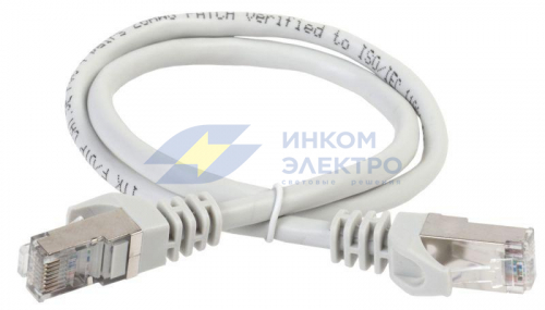 Патч-корд кат.5е FTP LSZH 5м сер. ITK PC01-C5EFL-5M