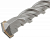 Бур по бетону SDS PLUS с двойн. резьбой 18х600мм FIT 32979
