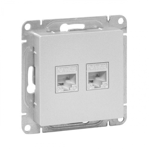 Розетка компьютерная 1-м СП Эпика RJ45 кат.5 механизм алюм. EKF UP1-SOA-RJ45-5 Розетка компьютерная 1-м СП Эпика RJ45 кат.5 механизм алюм. EKF UP1-SOA-RJ45-5