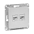 Розетка компьютерная 1-м СП Эпика RJ45 кат.5 механизм алюм. EKF UP1-SOA-RJ45-5
