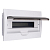 Бокс модульный встраив. PDB/R 1015 WH (ЩРВ-П-15) IP41 пластик. JazzWay 5071797
