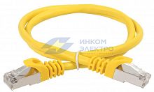 Патч-корд кат.6 FTP PVC 0.5м желт. ITK PC05-C6F-05M