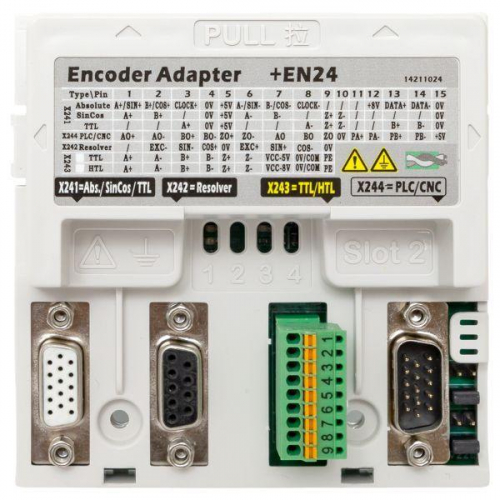 Карта расширения для подключения энкодера Absolute/SinCos/TTL/HTL/Resolver для преобразователя частоты PRO-Drive PD-500 EKF PD-500-ACC-EN24 фото 3 Карта расширения для подключения энкодера Absolute/SinCos/TTL/HTL/Resolver для преобразователя частоты PRO-Drive PD-500 EKF PD-500-ACC-EN24 фото 3