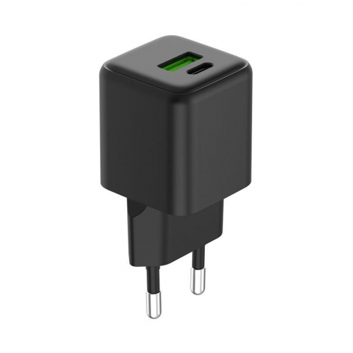 Устройство зарядное сетевое с двумя портами USB-A и USB-C 25Вт GaN Rexant 18-2203 фото 2