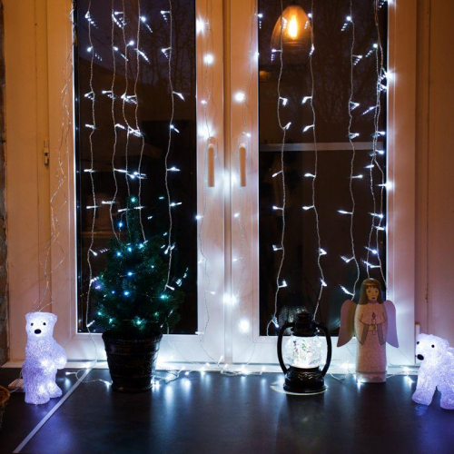 Фонарь декоративный Снеговики 1LED бел. 1.5Вт IP20 эффект снегопада с подсветкой Neon-Night 501-061 фото 10