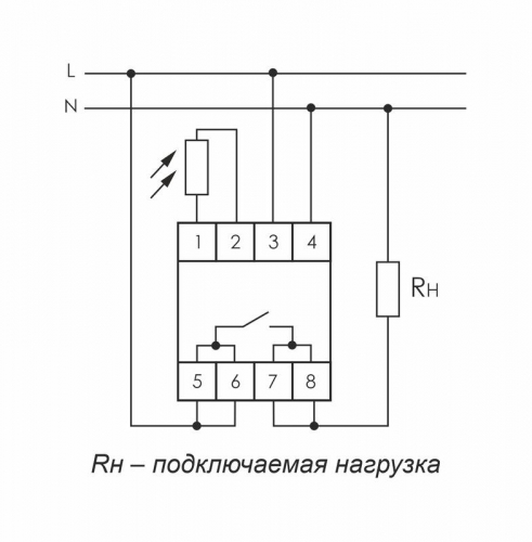 Фотореле AZ-B-30 2мод. 230В 30А 1НО IP20 выносн. герметичн. фотодатчик монтаж на DIN-рейке F&F EA01.001.012 фото 2