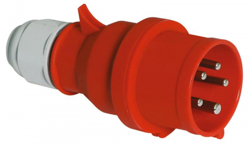 Вилка кабельная 16А 5п 3P+N+PE 400В IP44 Quick-Connect Bals 210715 Вилка кабельная 16А 5п 3P+N+PE 400В IP44 Quick-Connect Bals 210715