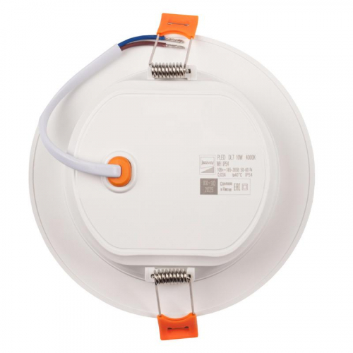 Светильник светодиодный PLED DL7 WH Downlight 10Вт 4000К IP54 120х26мм ДВО встраив. JazzWay 5042520 фото 2