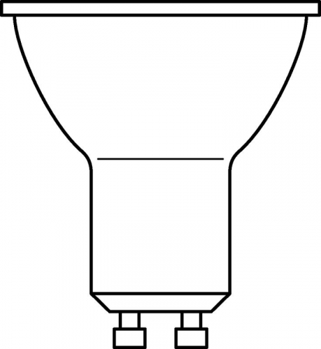 Лампа светодиодная LED Value LVPAR1675 10SW/830 10Вт GU10 230В 2х5 RU (уп.5шт) OSRAM 4058075585010 фото 2