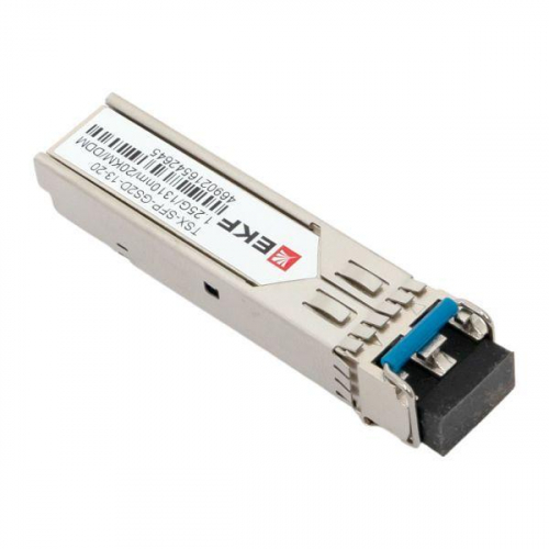 Модуль SFP 1.25Гб двойн. одномодовое оптоволокно 1310нм дальность 20км TSX EKF TSX-SFP-GS2D-13-20 фото 5