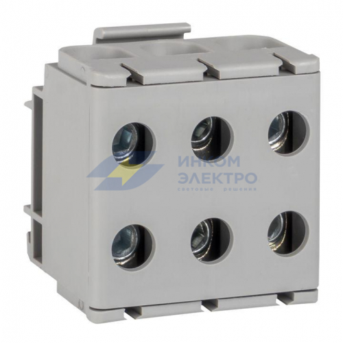 Клемма силовая вводная тройная КСВ 16-50кв.мм сер. PROxima EKF plc-kvs3-16-50-grey