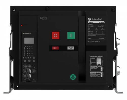 Выключатель автоматический 16N 3P 6.0E СТАЦ.ГП MCH+MX+XF AC230V SystemePact ACB SE SPA16N163FHNN54ERU Выключатель автоматический 16N 3P 6.0E СТАЦ.ГП MCH+MX+XF AC230V SystemePact ACB SE SPA16N163FHNN54ERU
