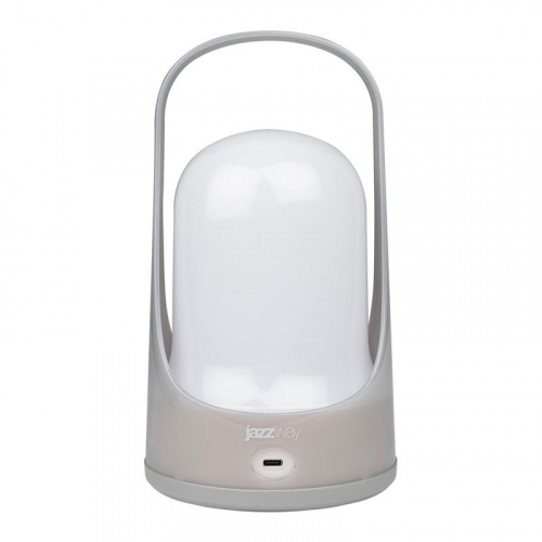 Фонарь светодиодный аккумуляторный кемпинговый Accu5-L60-gy 60SMDх0.5Вт 220/350/650лм 8000-9000К IP20 (Li-ion аккумулятор 3.7В 18650 3600мА.ч) диммер сер. JazzWay 5058323 фото 4