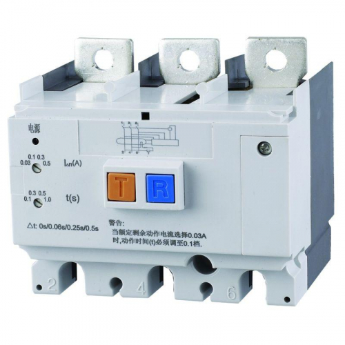 Выключатель автоматический дифференциального тока 3п NM8NL-630 3P A RCD1 CHINT 449993