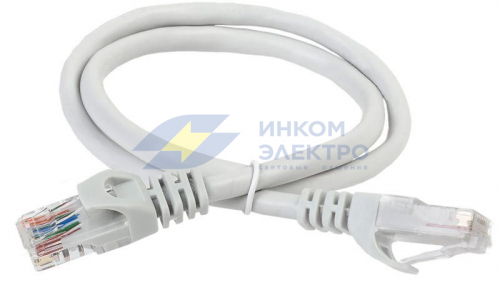 Патч-корд кат.6 UTP LSZH 3м сер. ITK PC01-C6UL-3M