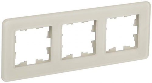 Рамка 3-м BRITE РУ-3-2-Бр стекло песчан. RE IEK BR-M32-G-41-K98 Рамка 3-м BRITE РУ-3-2-Бр стекло песчан. RE IEK BR-M32-G-41-K98