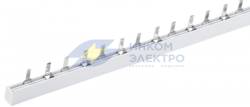 Шина соединительная PIN (штырь) 2п 63А луженые (дл.1м) IEK YNS21-2-063-N