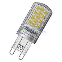 Лампа светодиодная LED Star PIN 3.8Вт прозрачная 4000К нейтр. бел. G9 470лм 220-240В угол пучка 300град. (замена 40Вт) OSRAM 4058075432420