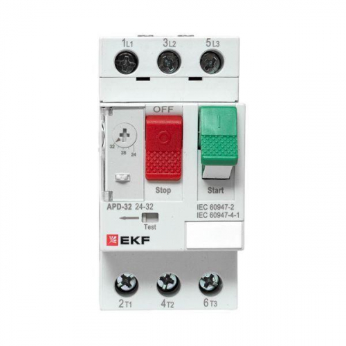Выключатель автоматический для защиты двигателя АПД-32 24-32А EKF apd-me-32 фото 6 Выключатель автоматический для защиты двигателя АПД-32 24-32А EKF apd-me-32 фото 6