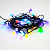 Гирлянда светодиодная "Шарики" 5м d15мм 30LED RGB 3.6Вт 220-240В IP20 провод ПВХ темн. зел. Neon-Night 303-539