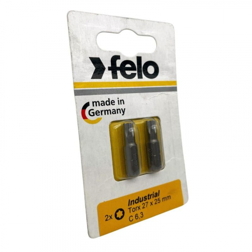 Бита Torx 27х25 Industrial (блист.2шт) FELO 02627036 фото 2 Бита Torx 27х25 Industrial (блист.2шт) FELO 02627036 фото 2