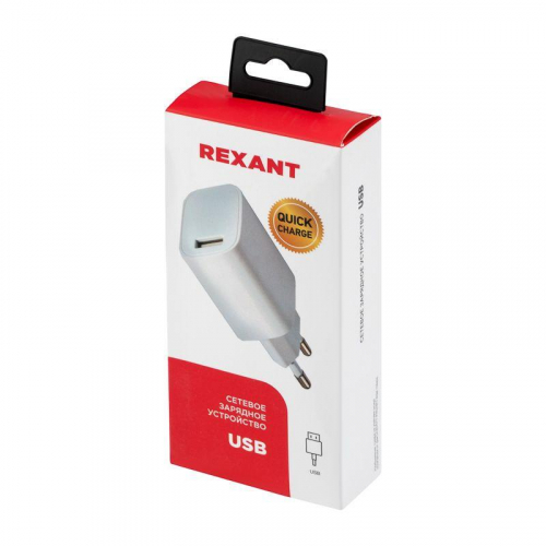 Устройство зарядное сетевое USB 5В 3А с Quick charge бел. Rexant 16-0285 фото 3