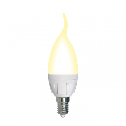 Лампа светодиодная LED-CW37 7W/3000K/E14/FR/DIM PLP01WH Яркая 7Вт матовая 3000К тепл. бел. E14 диммир. (упак. картон) Uniel UL-00004299 Лампа светодиодная LED-CW37 7W/3000K/E14/FR/DIM PLP01WH Яркая 7Вт матовая 3000К тепл. бел. E14 диммир. (упак. картон) Uniel UL-00004299
