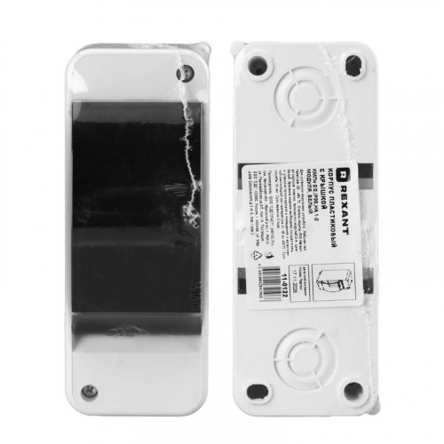 Корпус пластиковый КМПн 2/2 IP30 на 1-2 модуля с крышкой бел. Rexant 11-0122 фото 8 Корпус пластиковый КМПн 2/2 IP30 на 1-2 модуля с крышкой бел. Rexant 11-0122 фото 8