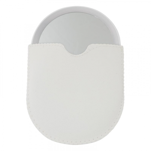 Зеркало карманное ULK-F73 SW/DIM/RECH WHITE с подсветко с диммером аккум. Li-Ion 150мАч в/к 3000К/4000К/6500К бел. Uniel UL-00007899