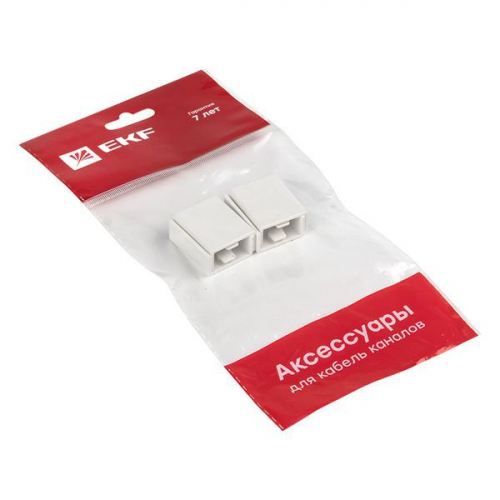 Соединитель на стык 20х10 бел. Plast PROxima (уп.4шт) EKF conw-20-10x4 фото 6
