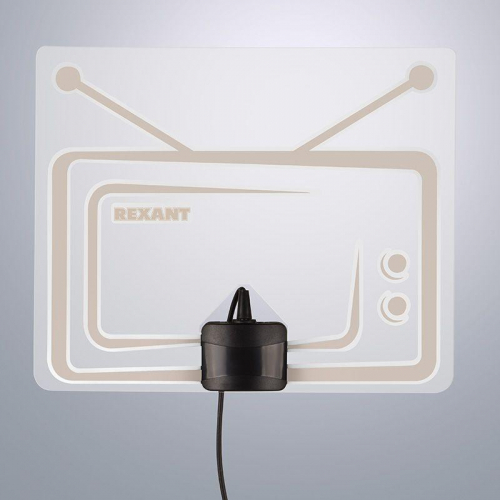 Антенна ТВ комнатная "АКТИВНАЯ" для цифрового телевидения DVB-T2 Ag-719 (с USB) Rexant 34-0719 фото 4