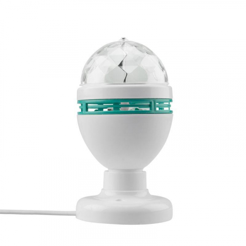Лампа светодиодная "Диско" 6Вт 3LED RGB E27 230В IP20 с подставкой Neon-Night 601-251 фото 3 Лампа светодиодная "Диско" 6Вт 3LED RGB E27 230В IP20 с подставкой Neon-Night 601-251 фото 3
