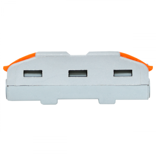 Клемма строительно-монтажная СМК 222-424 разветвительная 4 выхода 0.08-4кв.мм EKF plc-smk-422-4 фото 2