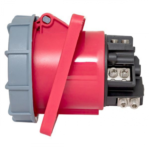 Розетка стационарная внутренняя угловая 4452 3Р+РЕ+N 125А 380В IP67 PROxima EKF ps-4452-125-380 фото 5