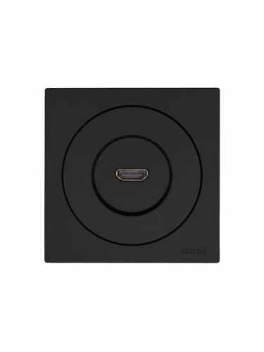 Розетка HDMI 1-м СП OSEN механизм черн. бархат LEZARD 743-4288-203 фото 3 Розетка HDMI 1-м СП OSEN механизм черн. бархат LEZARD 743-4288-203 фото 3
