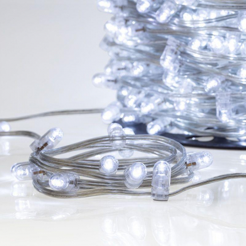 Гирлянда светодиодная "LED ClipLight" шаг 15см 665LED бел. 80Вт 12В IP65 провод ПВХ прозр. (уп.100м) Neon-Night 325-155 фото 3 Гирлянда светодиодная "LED ClipLight" шаг 15см 665LED бел. 80Вт 12В IP65 провод ПВХ прозр. (уп.100м) Neon-Night 325-155 фото 3