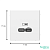 Розетка USB ArtGallery тип C 65Вт QC PD высокоскор. ЗУ механизм лотос SE GAL001327